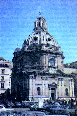 Рим. Церковь на Пьяцца дель Пополо
