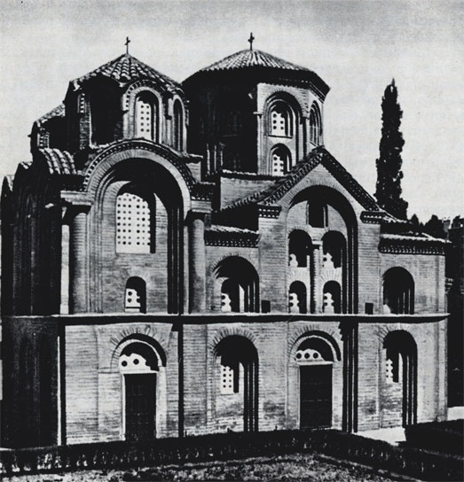 Салоники. Церковь Богородицы (Панагии Халкеон), 1028 г. Общий вид с юго-запада
