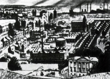 Историческая трансформация английского пейзажа (по рисункам Роберта Остина): внедрение промышленности