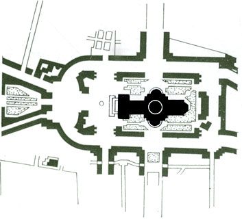 Послевоенные предложения по реконструкции соборной площади в Лондоне проекты: 2 - Королевской академии