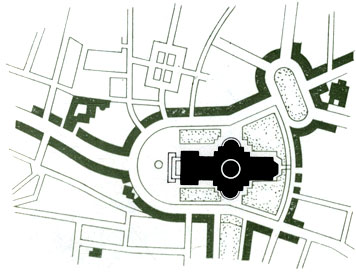 Послевоенные предложения по реконструкции соборной площади в Лондоне проекты: 3 - Мак-Элистера