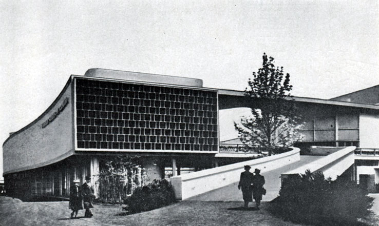 Павильон Бразилии на Всемирной выставке 1939 г. в Нью-Йорке. Общий вид.