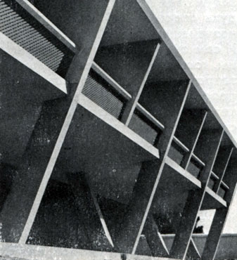 Гостиница, Диамантина, 1951 г. Фрагмент фасада