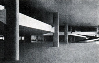 Дворец Плоскогорья (Планалту) в Бразилиа, 1960 г. Интерьер