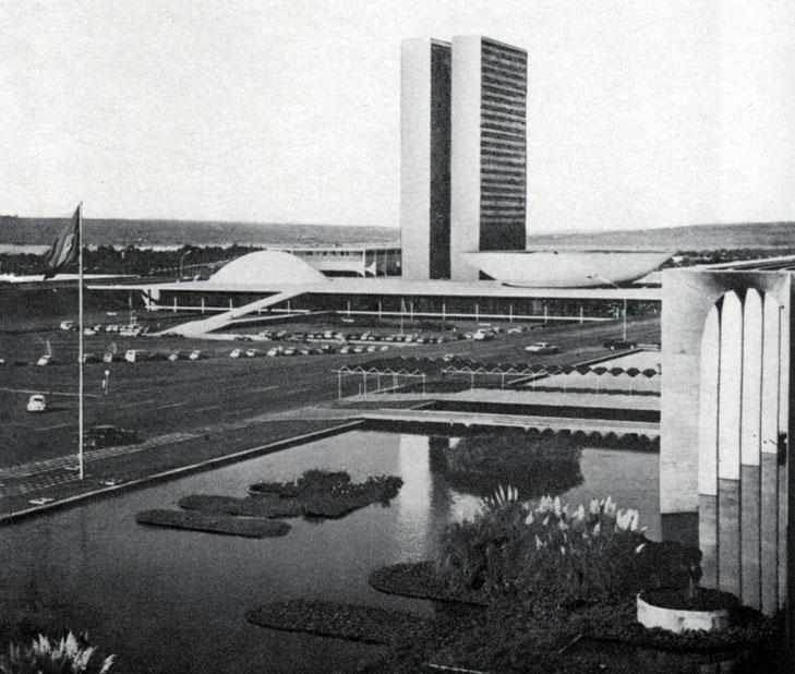 Дворец Арок (Итамарати) - министерство иностранных дел, 1966 г. 