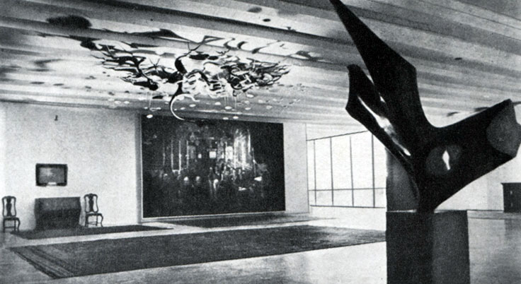 Дворец Арок (Итамарати) - министерство иностранных дел, 1966 г. Интерьер
