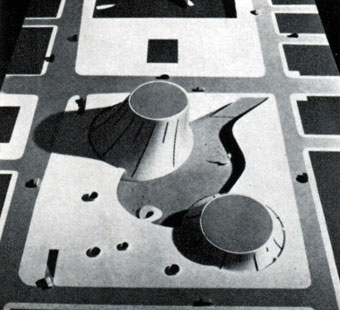 Дом культуры в Гавре, 1981 г. Фото с макета