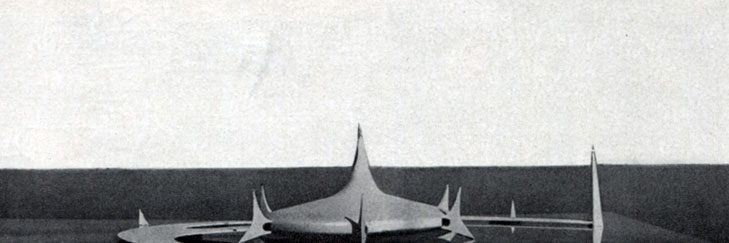 Проект главной мечети, Алжир, 1971 г. Фото с макета