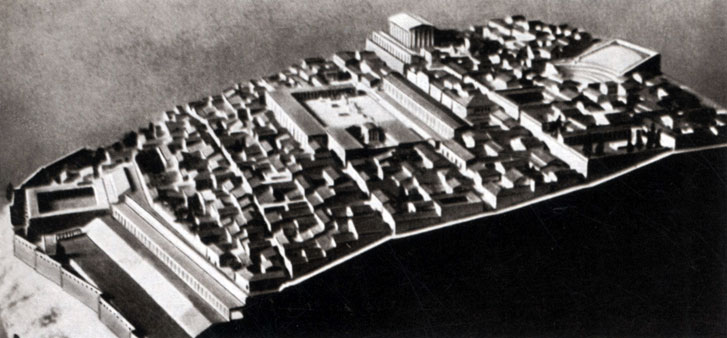 Приена. Реконструкция застройки центральной части города (модель рабоы Шлейфа)