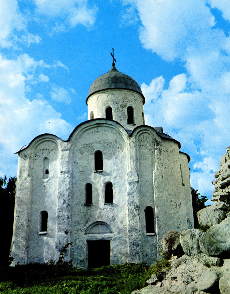 Staraya Ladoga. The Church of St. George. View from the South. Second half of the XII century
