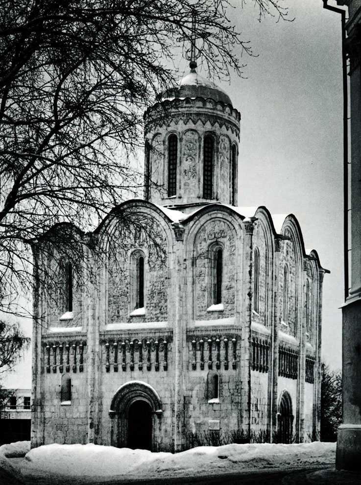 Vladimir-on-Klyazma. Dmitriyevsky Cathedral. View from the West. 1193-1197
