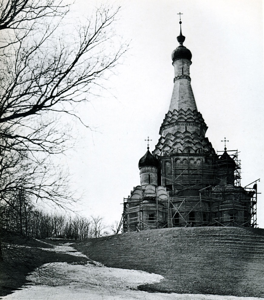 Ostrov in the Moscow region. The Church of Transfiguration. The late XVI century
