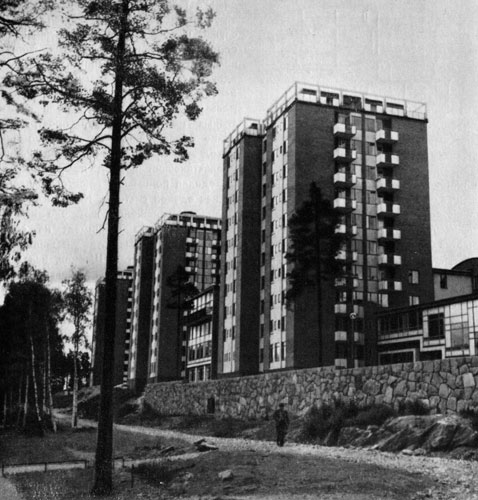 Хессельбю-Горд. Семейный отель. Архитекторы К. А. Аккинг и О. Энгквист, 1956. Общий вид