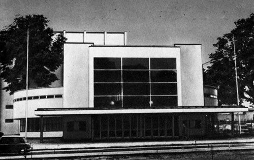 Хельсинборг. Концертный зал. Архит. С. Маркелиус, 1931 - 1933. Общий вид